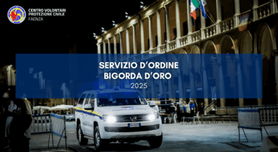 Servizio d’ordine alla Bigorda d’Oro 2025 – Faenza