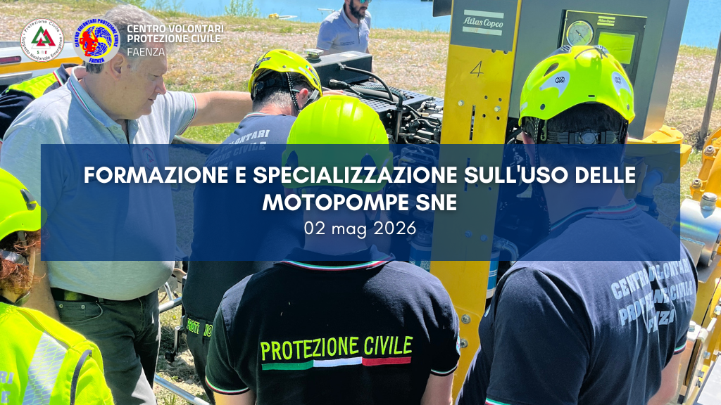 Formazione e specializzazione sull’uso delle motopompe SNE