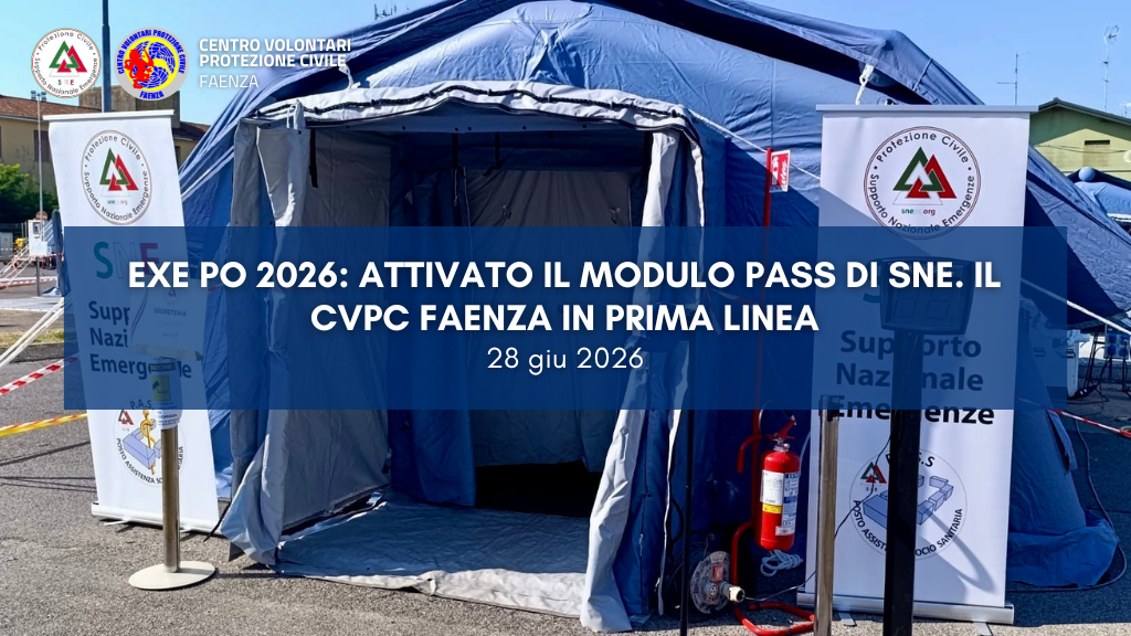 EXE PO 2026: Attivato il Modulo PASS di SNE. Il CVPC Faenza in prima linea